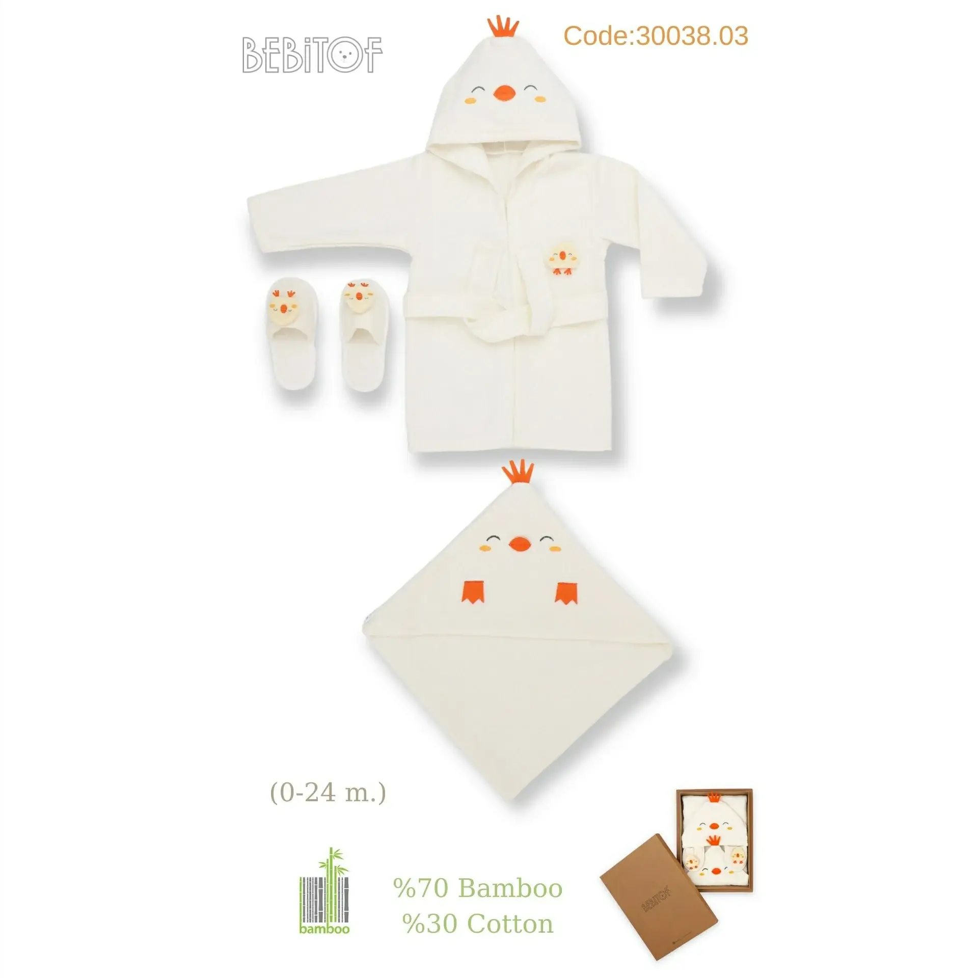 BORNOZ SETİ CİVCİV EKRU